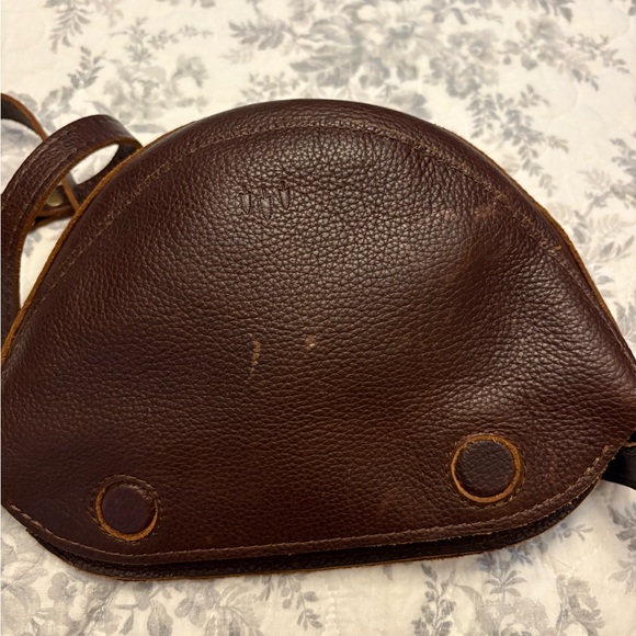Elegant Brown Leather Women's Bag - Picture 5 of 11